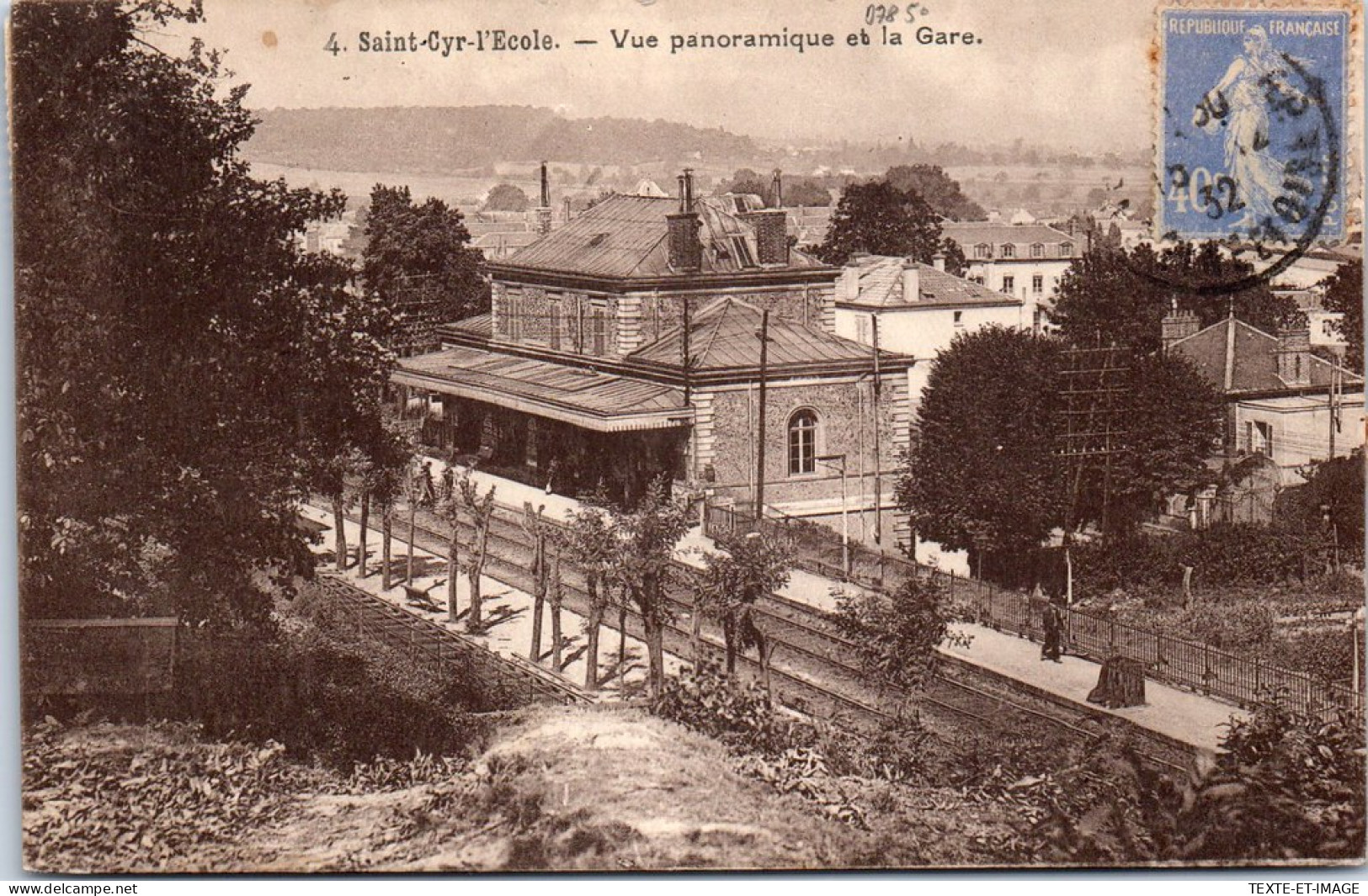 78 SAINT CYR - Vue Panoramique Sur La Gare. - St. Cyr L'Ecole