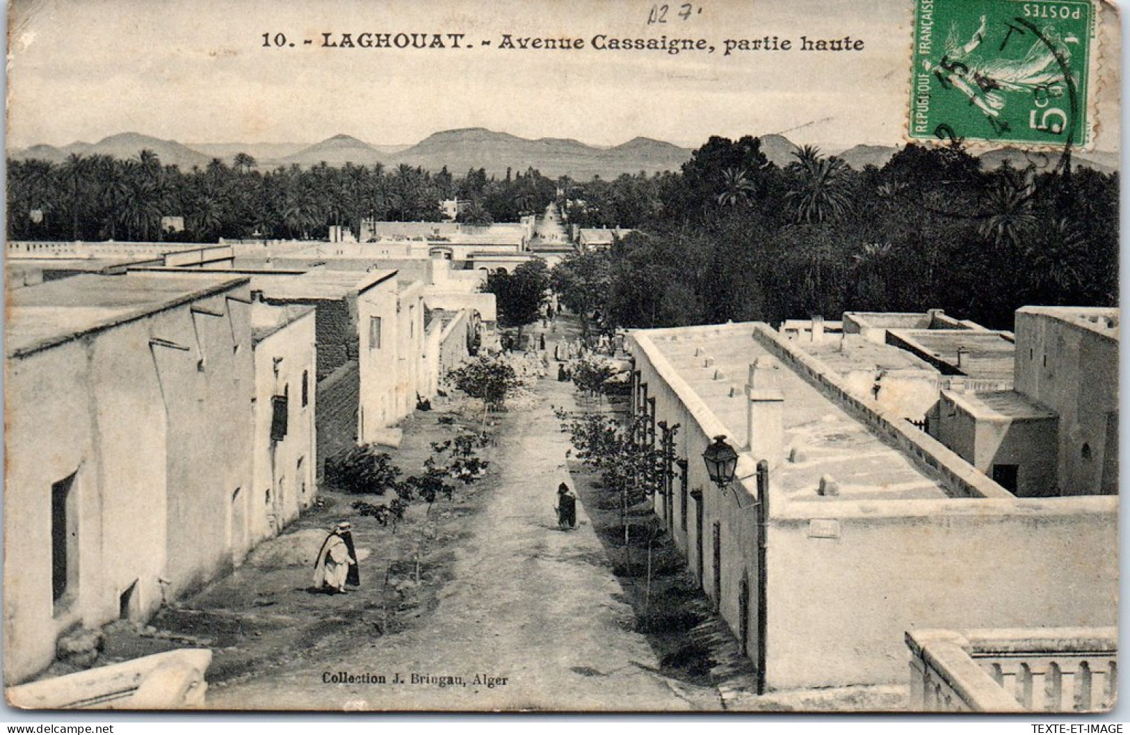 ALGERIE - LAGHOUAT - Avenue Cassaigne Partie Haute. - Laghouat