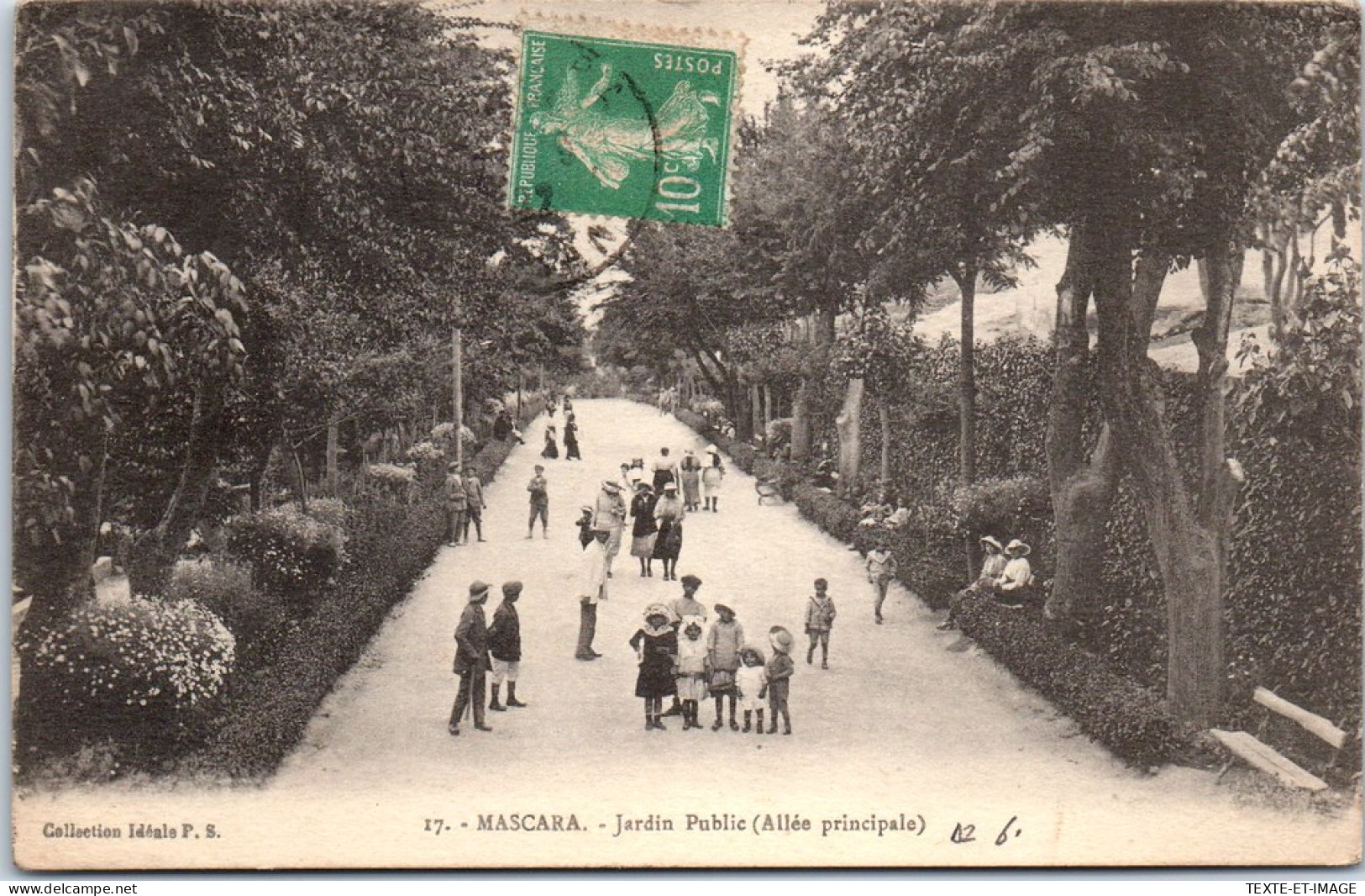 ALGERIE - MASCARA - Jardin Public, Allee Principale. - Sonstige & Ohne Zuordnung