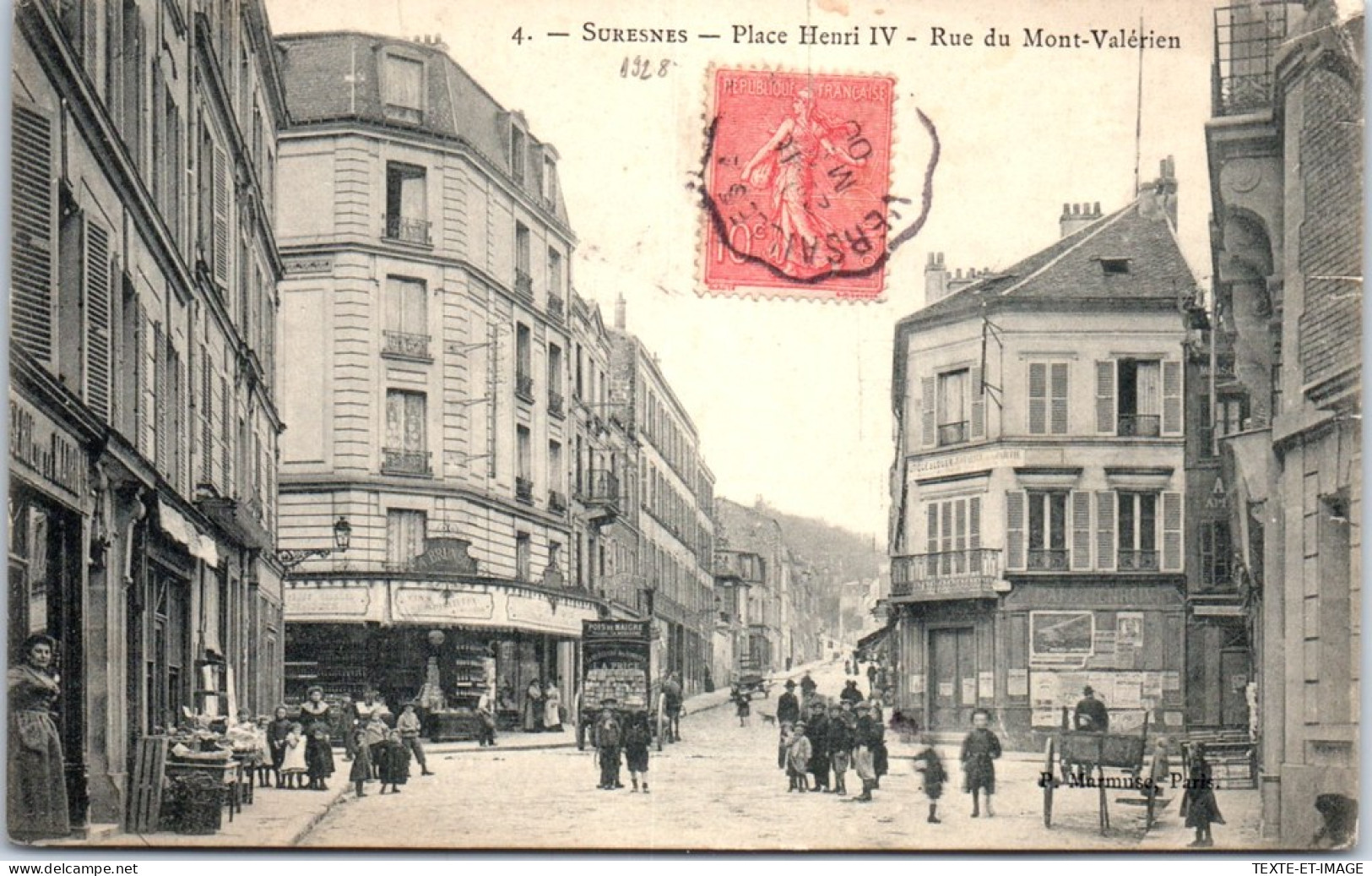 92 SURESNES - Place Henri Et Rue Du Mont Valerien  - Suresnes