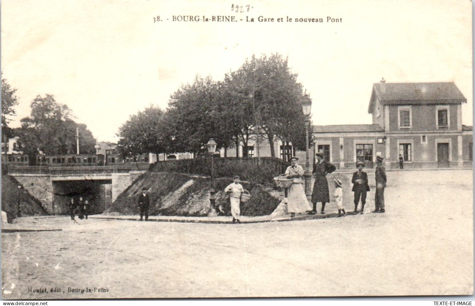 92 BOURG LA REINE - La Gare Et Le Nouveau Pont. - Bourg La Reine