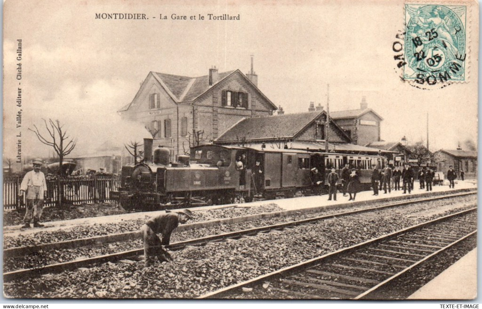 80 MONTDIDIER - La Gare Et Le Tortillard  - Montdidier