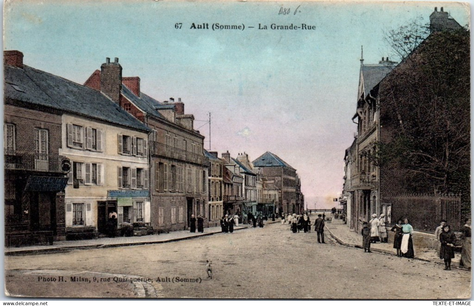 80 AULT - Vue De La Grande Rue  - Ault