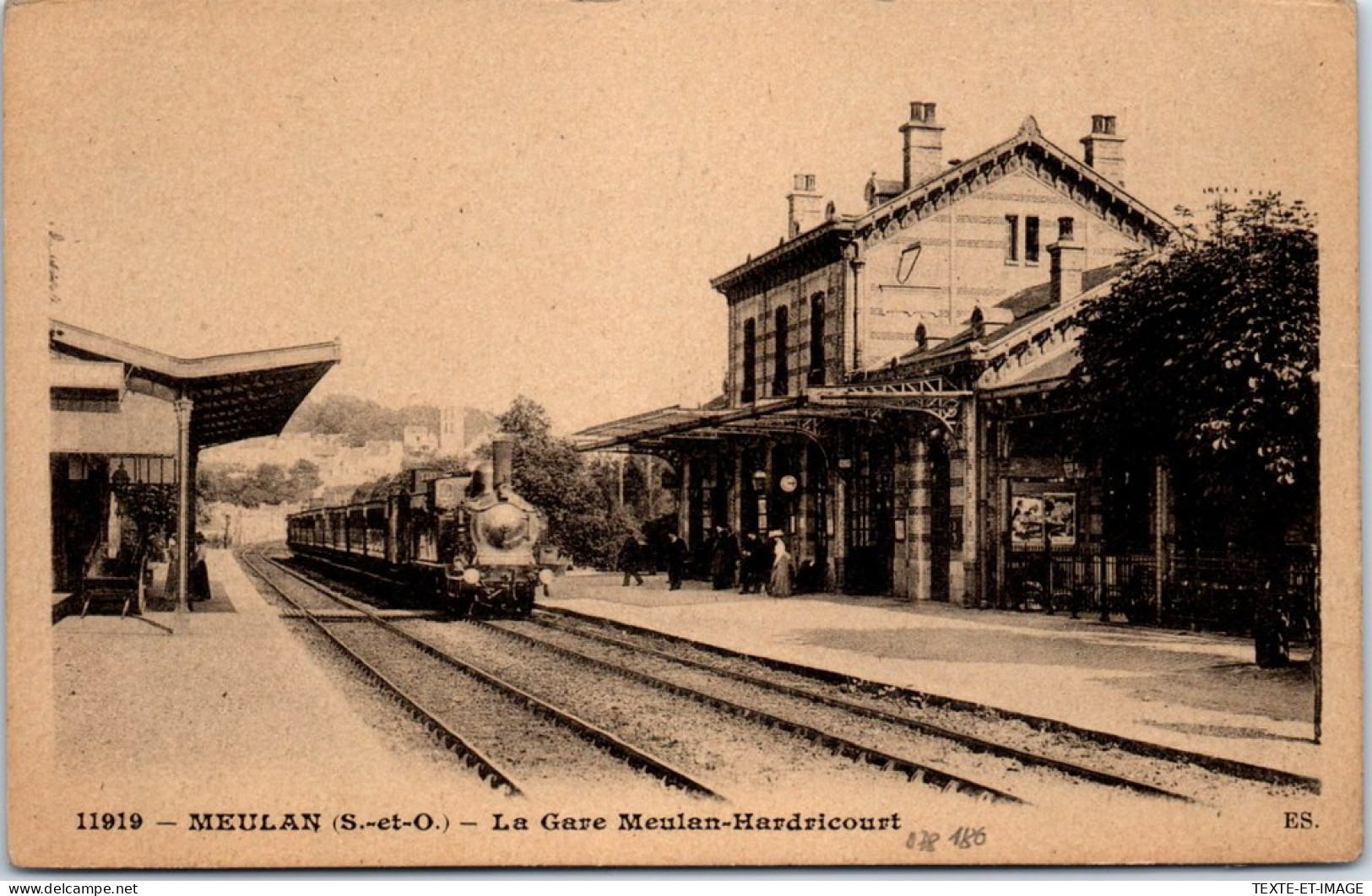 78 MEULAN - La Gare Meulan Hardicourt  - Meulan