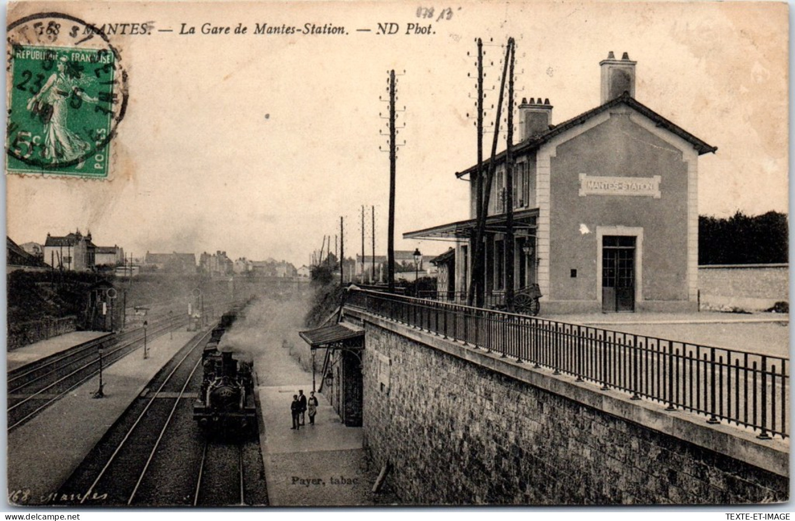 78 MANTES - La Station De Mantes Station  - Mantes La Jolie