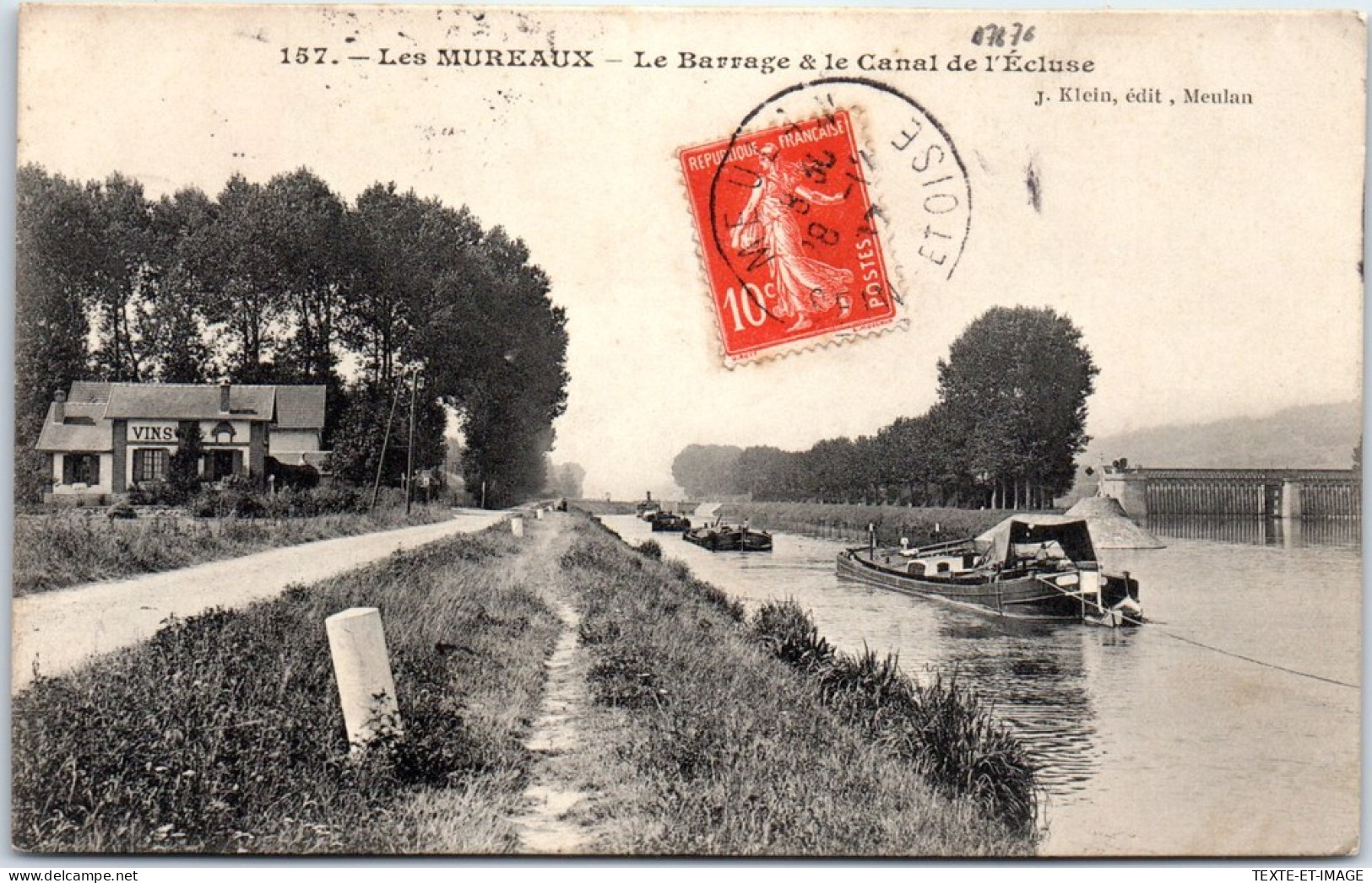 78 LES MUREAUX - Le Barrage Et Le Canal De L'ecluse. - Les Mureaux