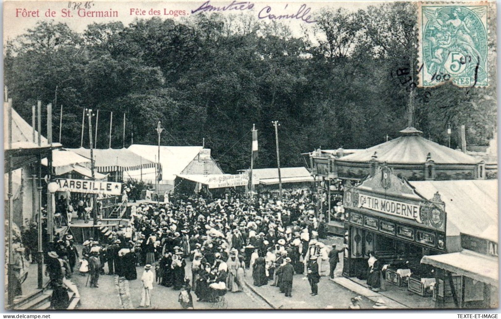 78 SAINT GERMAIN EN LAYE - Vue Sur La Fete Des Loges  - St. Germain En Laye