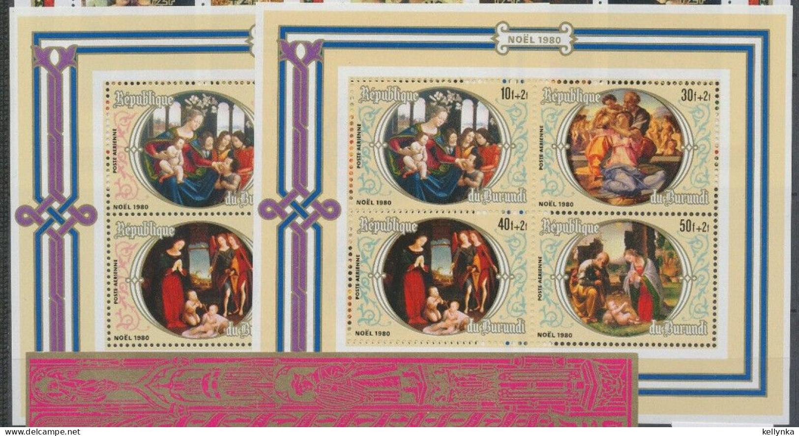 Burundi - BL112/113 - Noël - 1980 - MNH - Unused Stamps