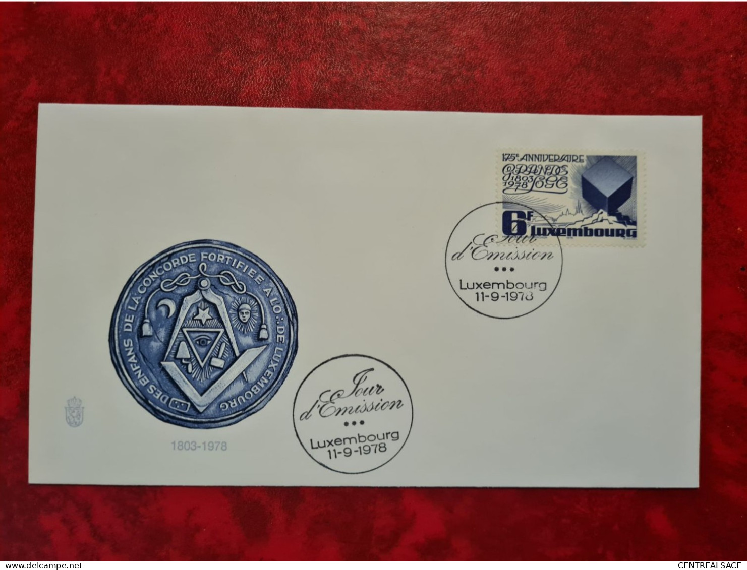 Lettre LUXEMBOURG  1978 FDC  GROSSLOGE - Otros & Sin Clasificación