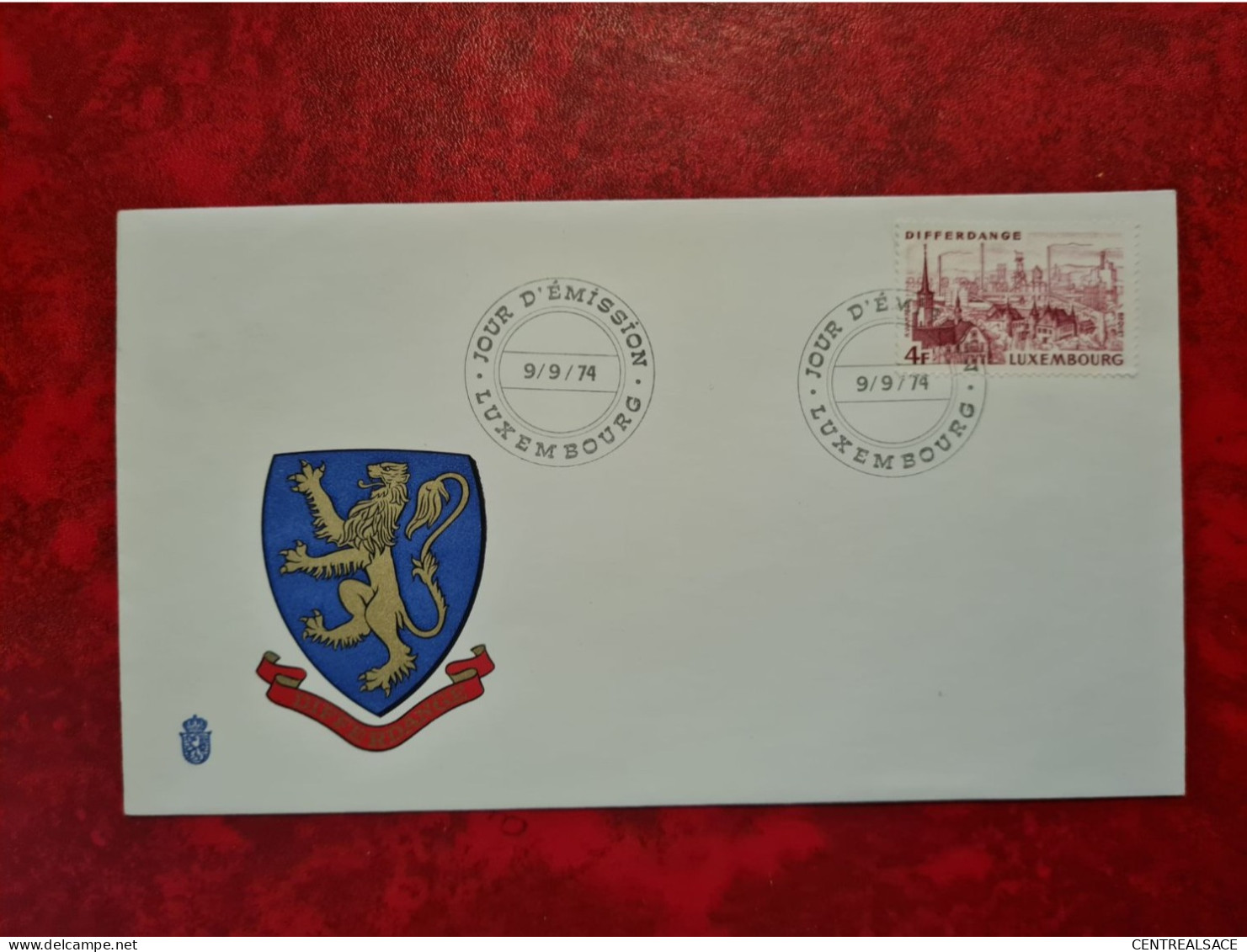 Lettre LUXEMBOURG   FDC  1974 DIFFERDANGE - Autres & Non Classés