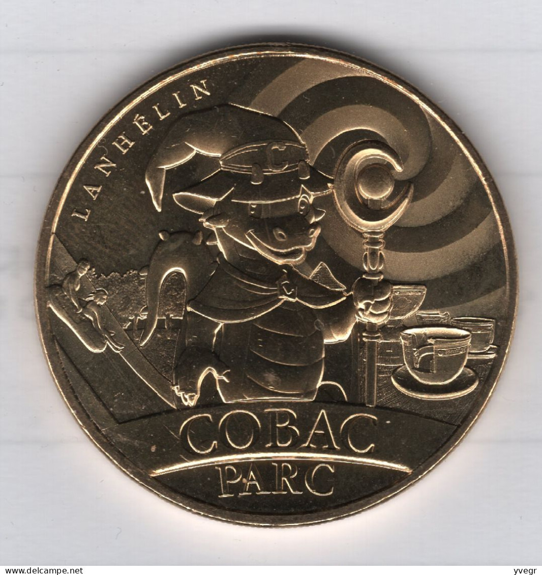 Jeton, Médaille Touristique De La Monnaie De Paris 35 Lanhélin / Cobac-Parc / Cobby - 2024