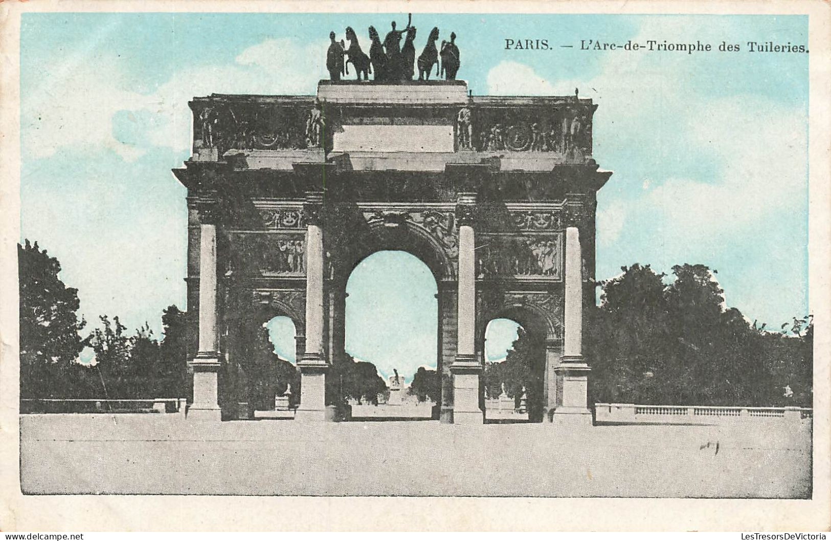 FRANCE - Paris - L'Arc De Triomphe Des Tuileries - Carte Postale Ancienne - Triumphbogen