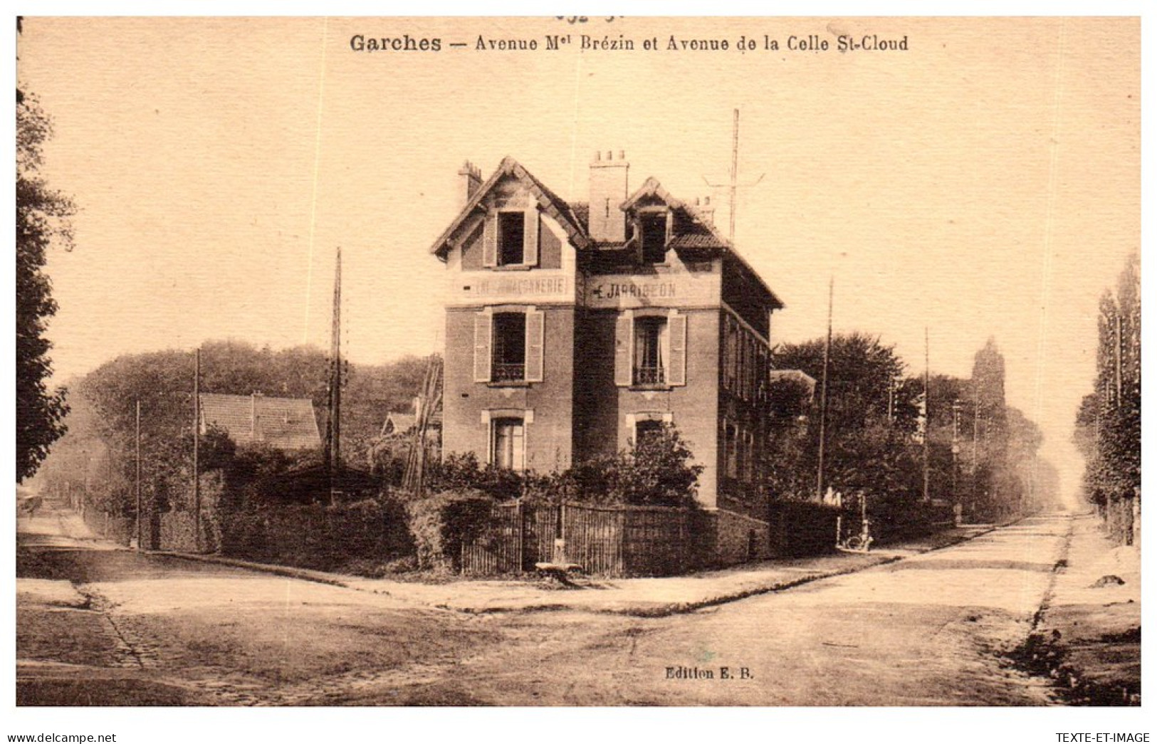 92 GARCHES - Avenue Brezin Et Avenue De La Celle St Cloud  - Garches