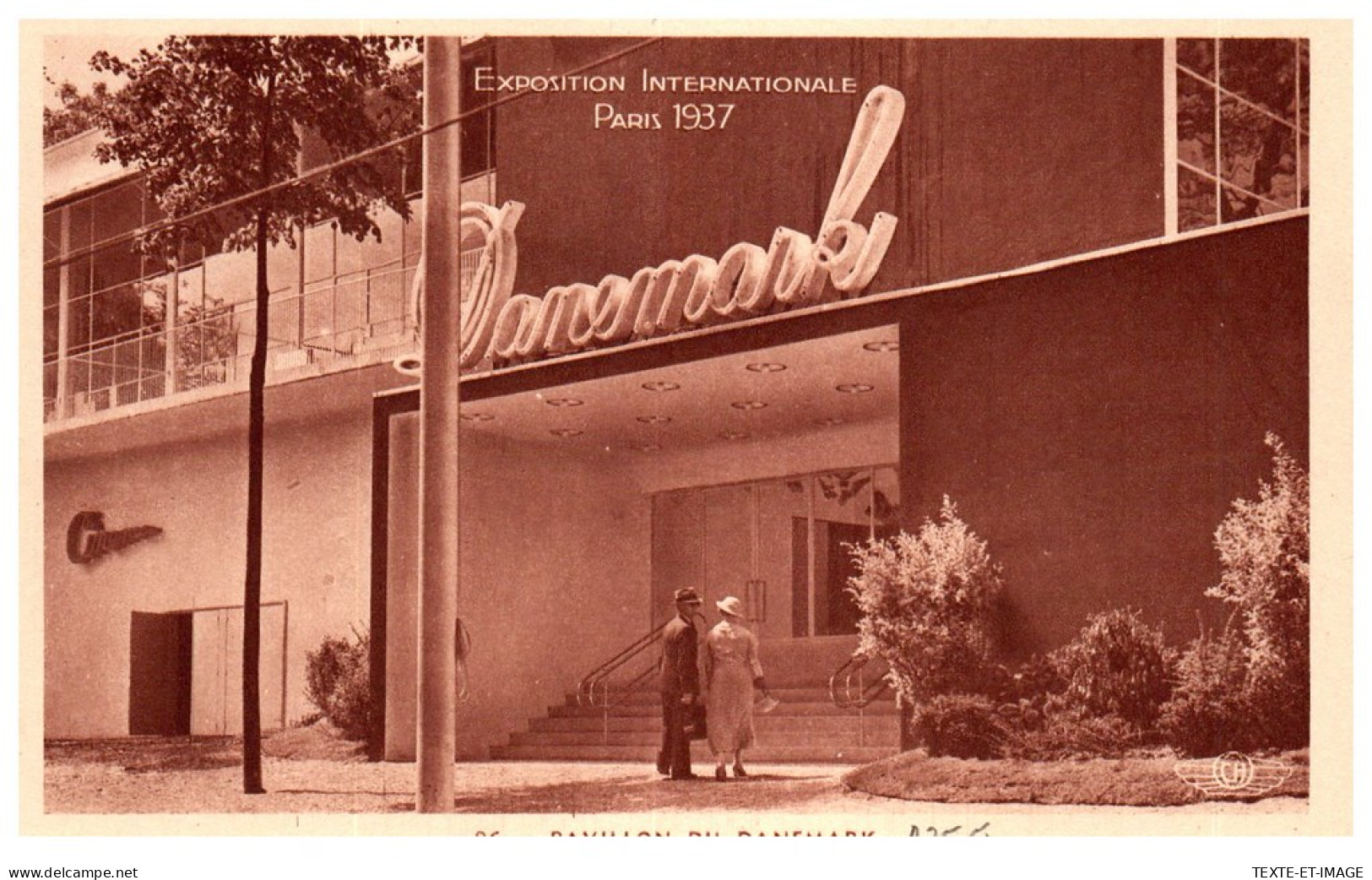 75 PARIS - Exposition 1937 - Le Pavillon Du Danemark - Expositions