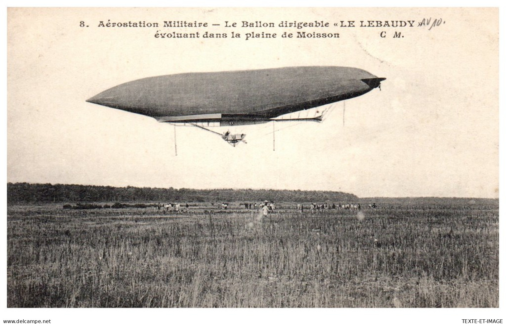 AVIATION - Le Ballon Dirigeable LEBAUDY. - Autres & Non Classés