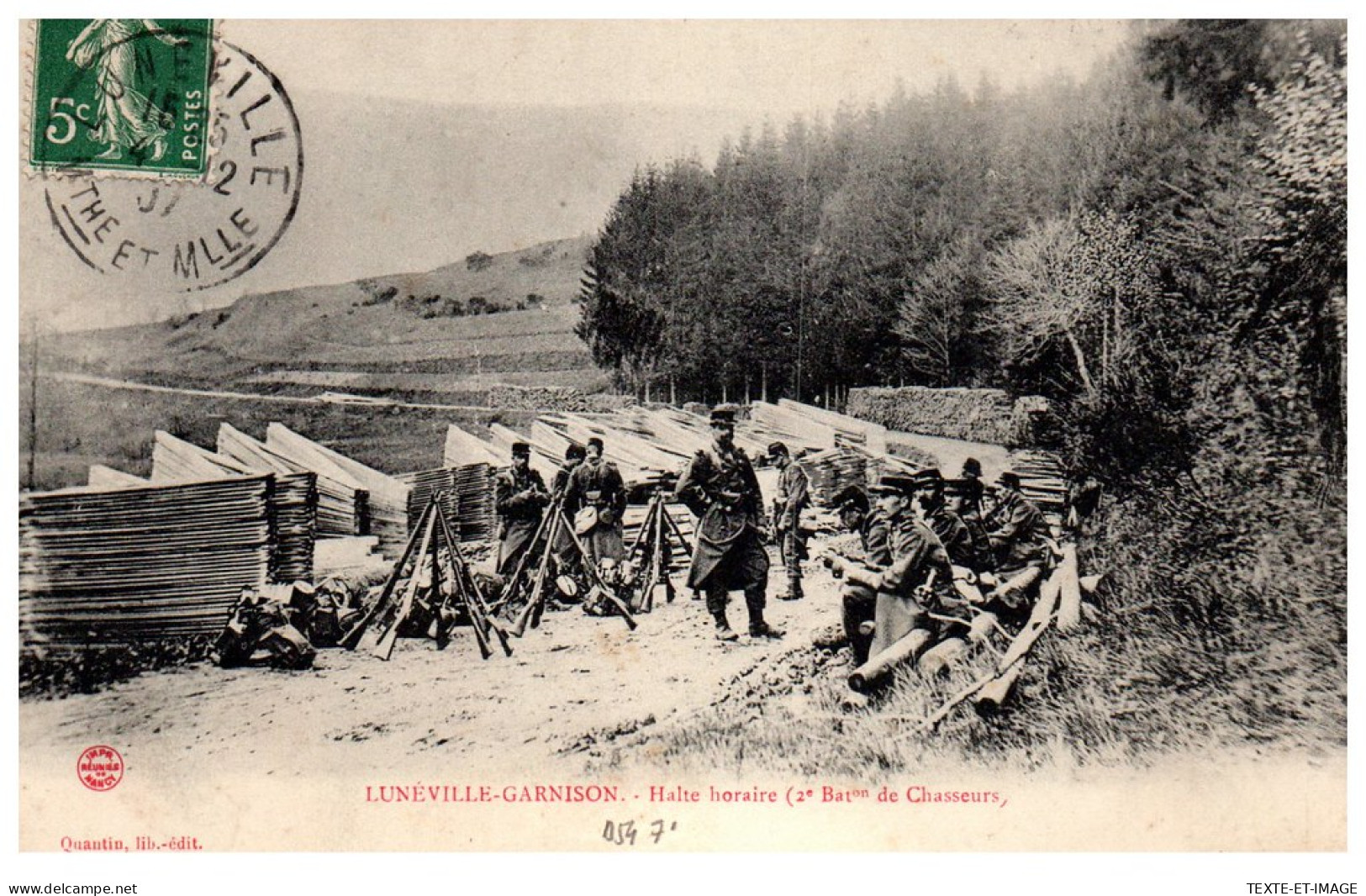 54 LUNEVILLE - Garnison, Halte Horaire. - Luneville