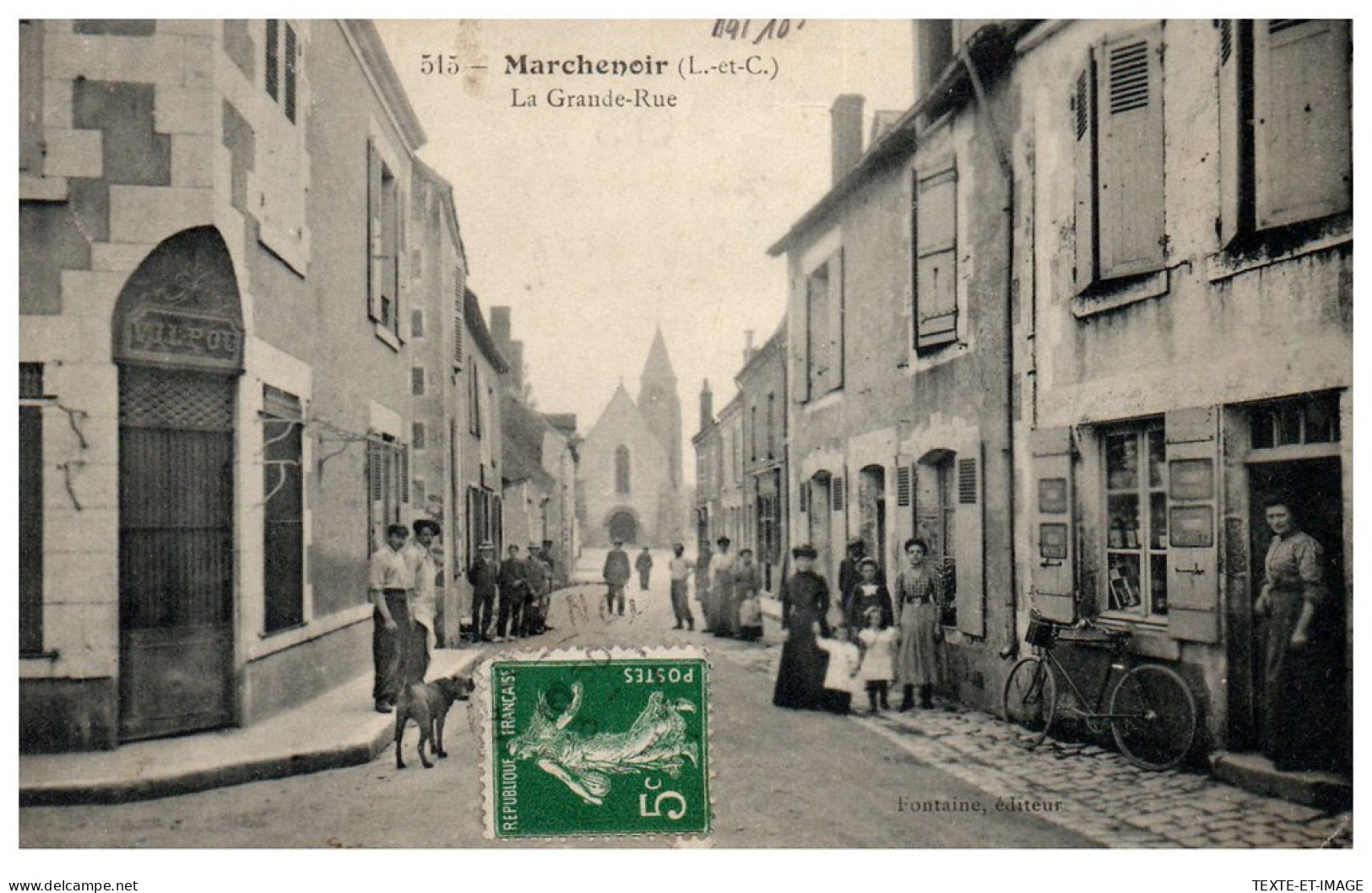 41 MARCHENOIR - Vue De La Grande Rue. - Marchenoir