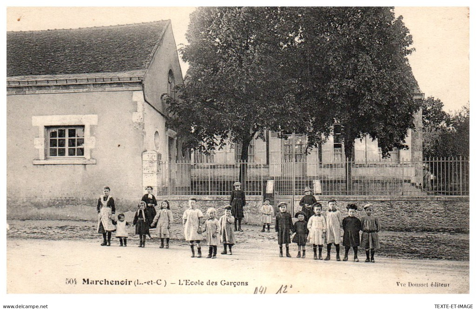 41 MARCHENOIR - L'ecole Des Garcons. - Marchenoir