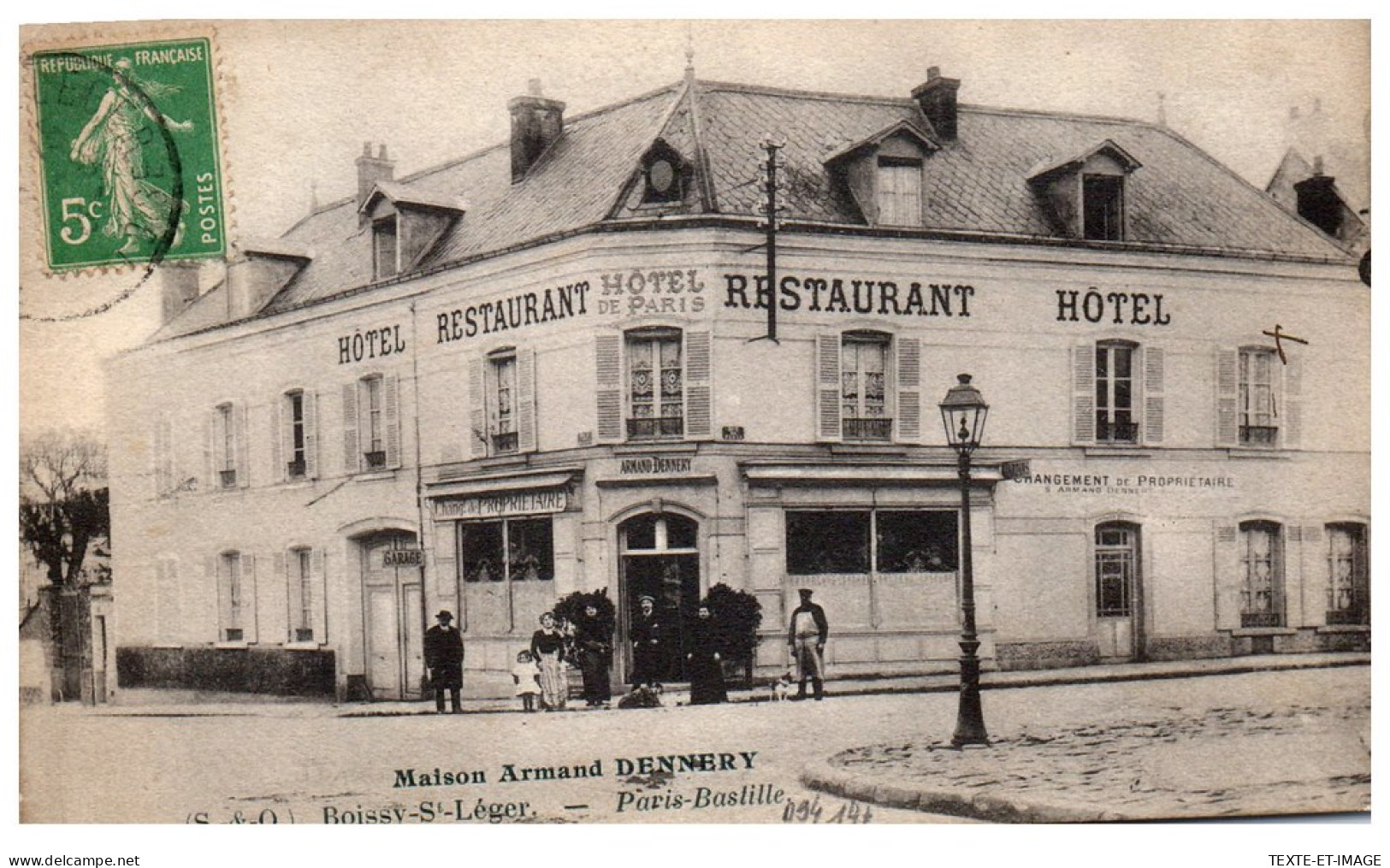 94 BOISSY SAINT LEGER - L'hotel Restaurant Ets A DENNERY  - Boissy Saint Leger