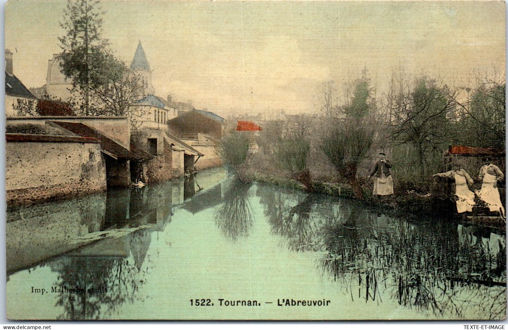 77 TOURNAN - Vue Sur L'abreuvoir. - Tournan En Brie