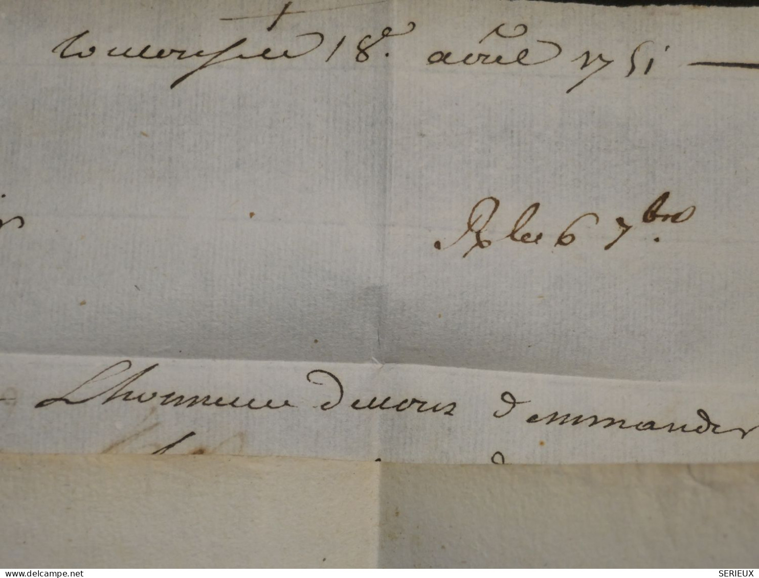 DO 5 FRANCE  LETTRE RR   1721 ?  TOULOUSE A L ISLE  + AFF. INTERESSANT++ - 1701-1800: Précurseurs XVIII