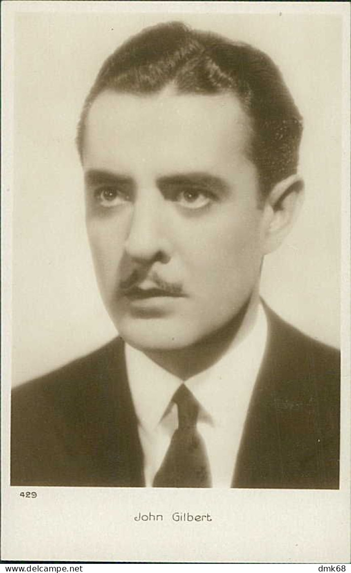 JOHN GILBERT ( Logan / Utah ) ACTOR - RPPC POSTCARD 1920s  (TEM538) - Entertainers