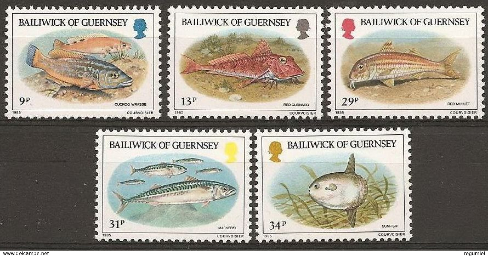 Guernsey 316/320 ** MNH. 1985 - Guernsey