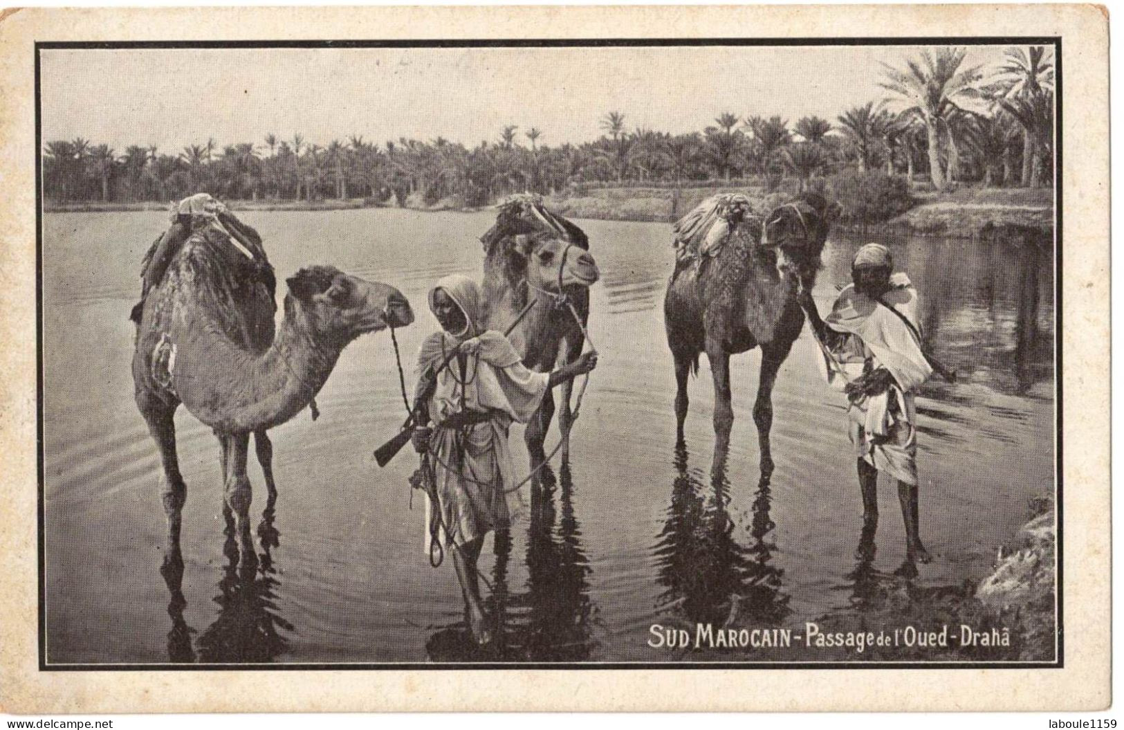 AFRIQUE DU NORD MAGHREB MAROC SUD MAROCAIN : PASSAGE DE L'OUED DRAHÂ - Autres & Non Classés