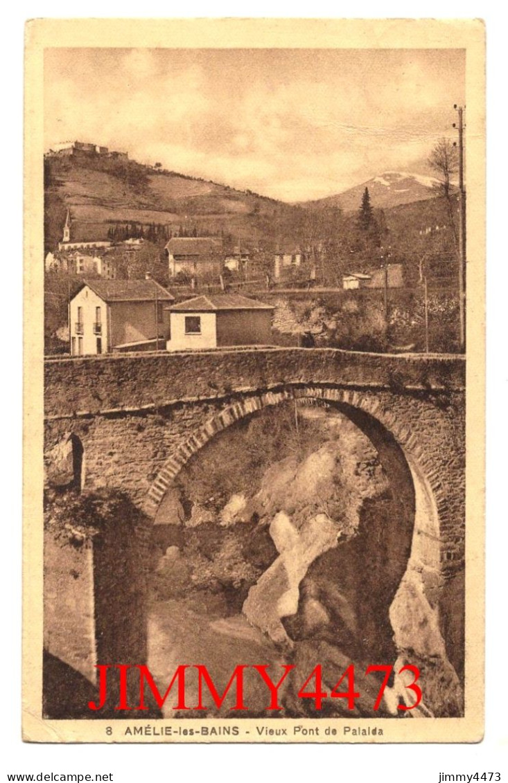 CPA - AMELIE-les-BAINS - Vieux Pont De Palalda ( Arr. De Céret ) N° 8 - Edit. Galy Et Bravay - Amélie-les-Bains-Palalda