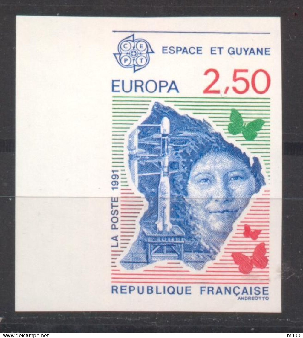 Europa Espace Et Guyane YT 2696 De 1991 Sans Trace De Charnière - Unclassified
