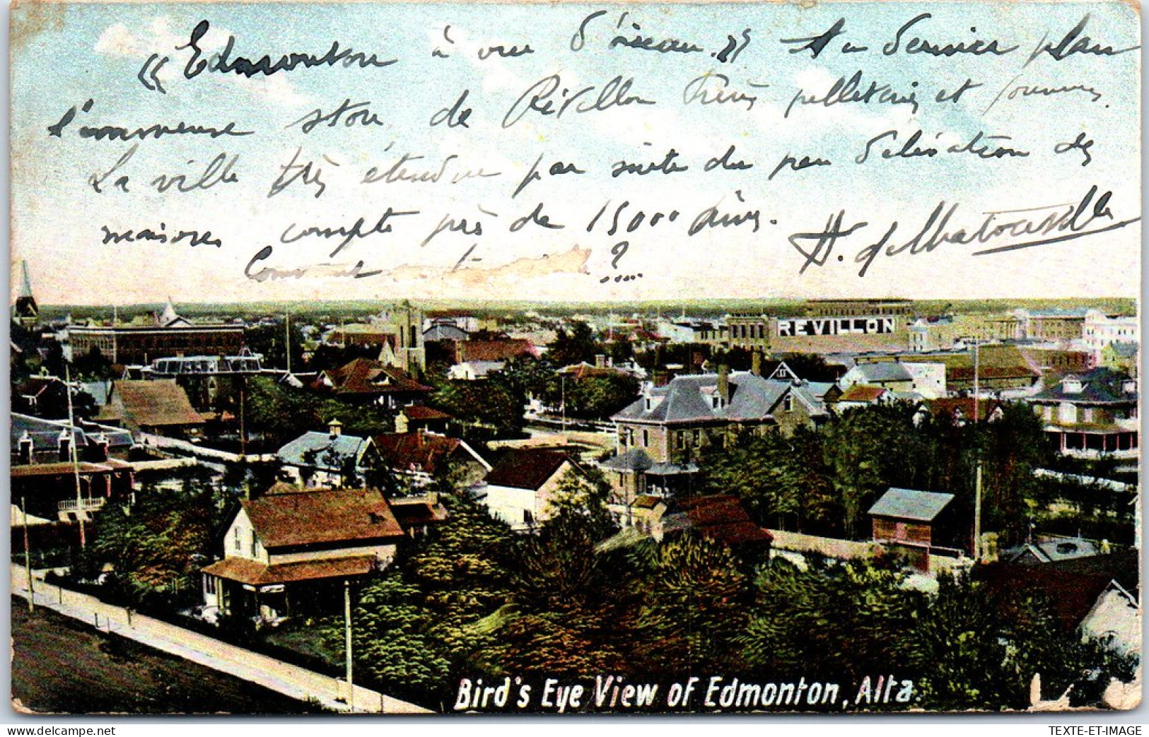 CANADA - Bird's Eye View Of Edmonton Alta  - Ohne Zuordnung