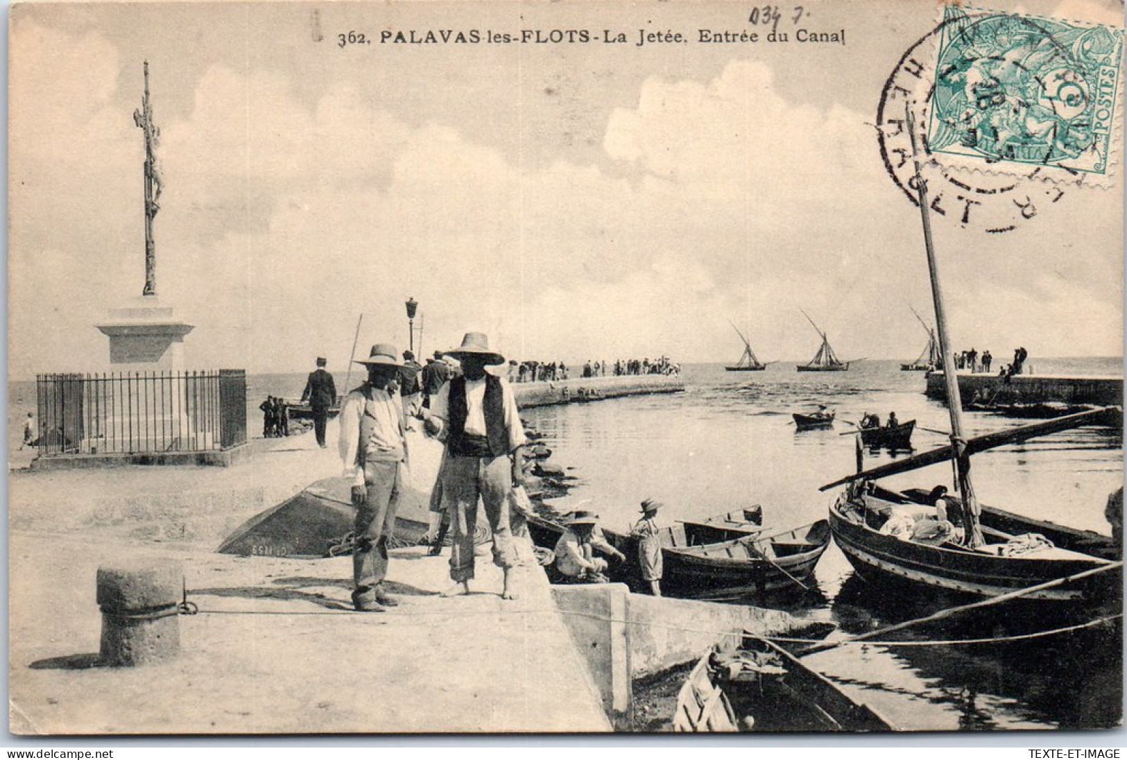 34 PALAVAS LES FLOTS - La Jetee, Entree Du Canal. - Palavas Les Flots