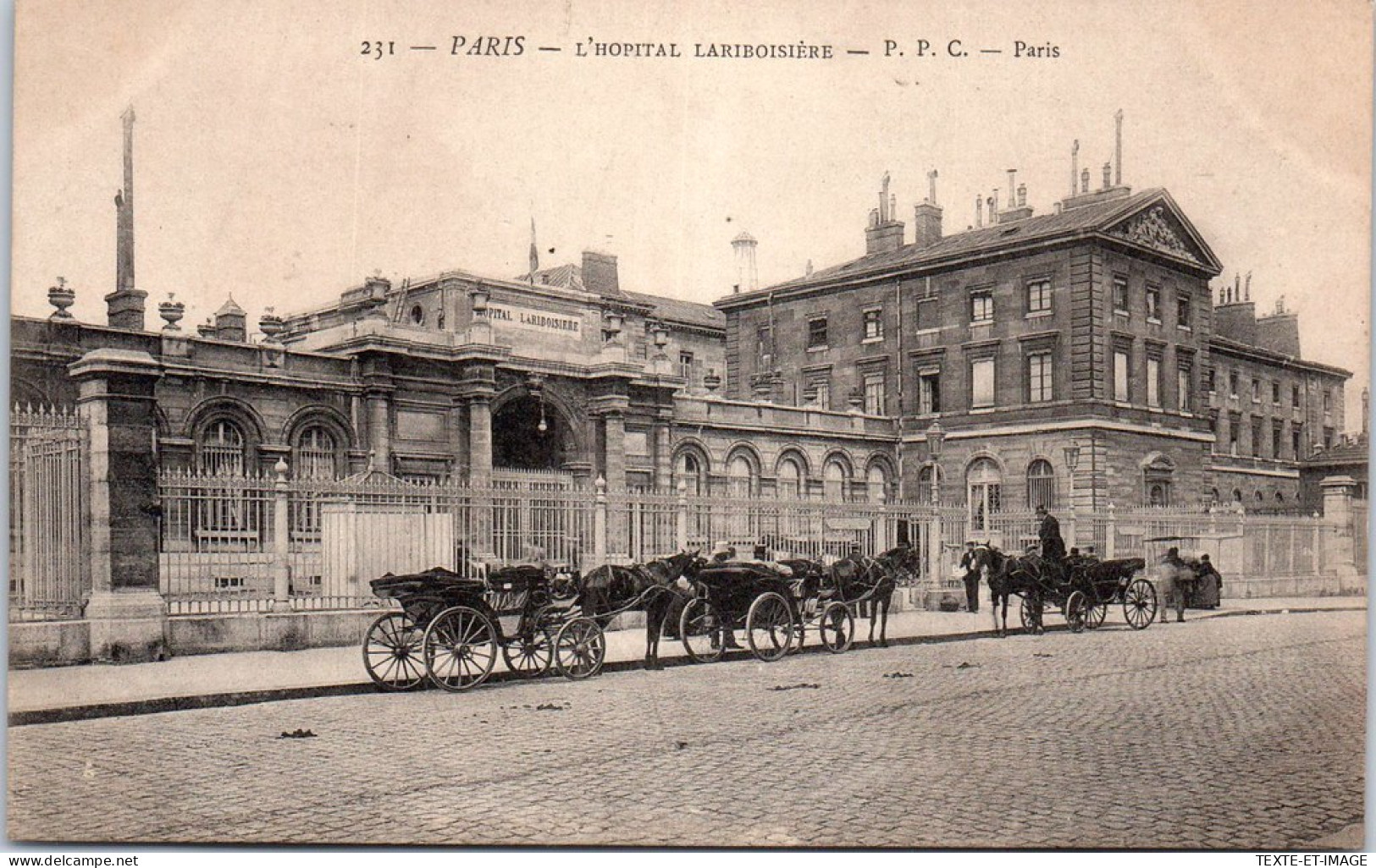 75015 PARIS - L'hopital Lariboisiere. - Arrondissement: 15