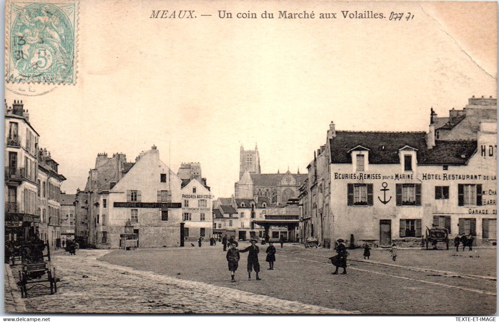 77 MEAUX - Un Coin Du Marche Aux Volailles  - Meaux