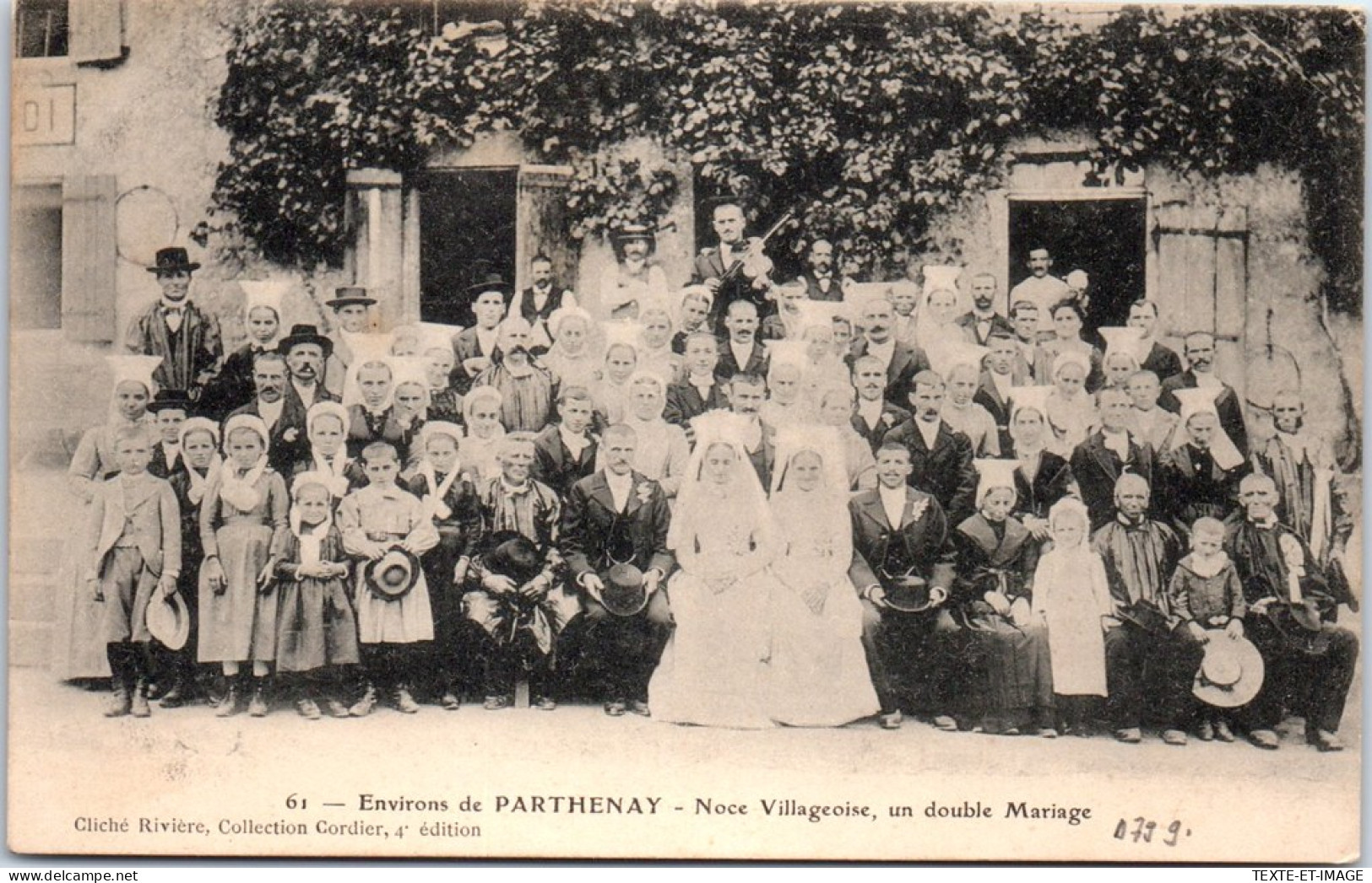 79 PARTHENAY - Noce Villageoise, Un Double Mariage  - Parthenay