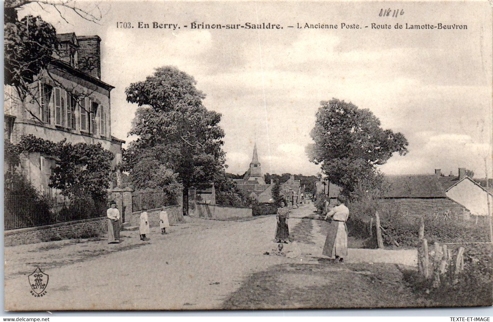 18 BRINON SUR SAULDRE - Ancienne Poste, Route De Lamotte  - Brinon-sur-Sauldre