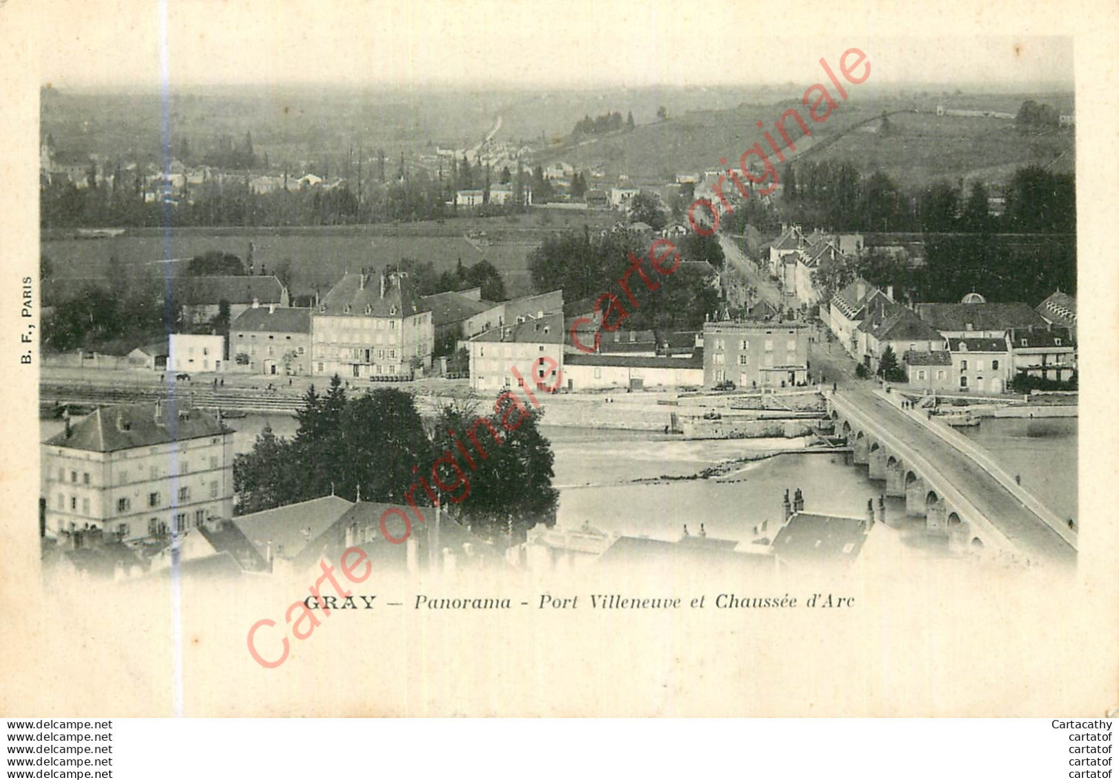 70.  GRAY . Panorama .  Port Villeneuve Et Chaussée D'Arc . - Gray
