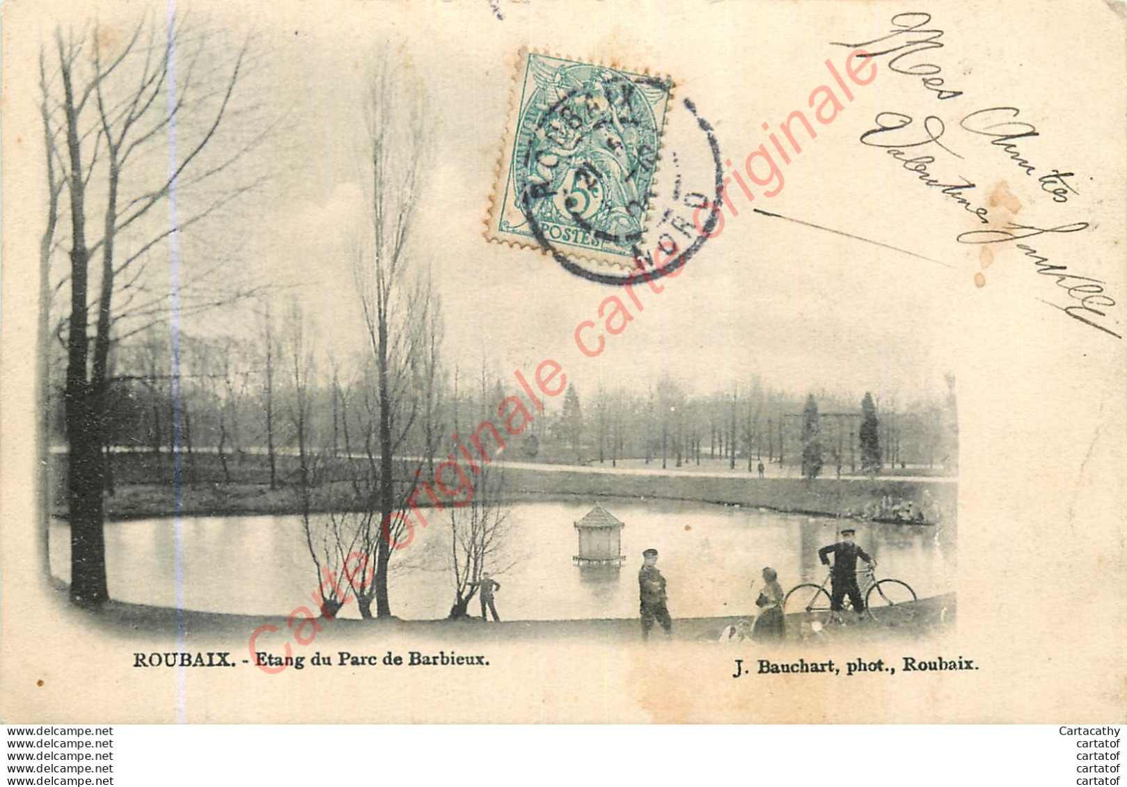 59.  ROUBAIX .  Etang Du Parc De Barbieux . - Roubaix