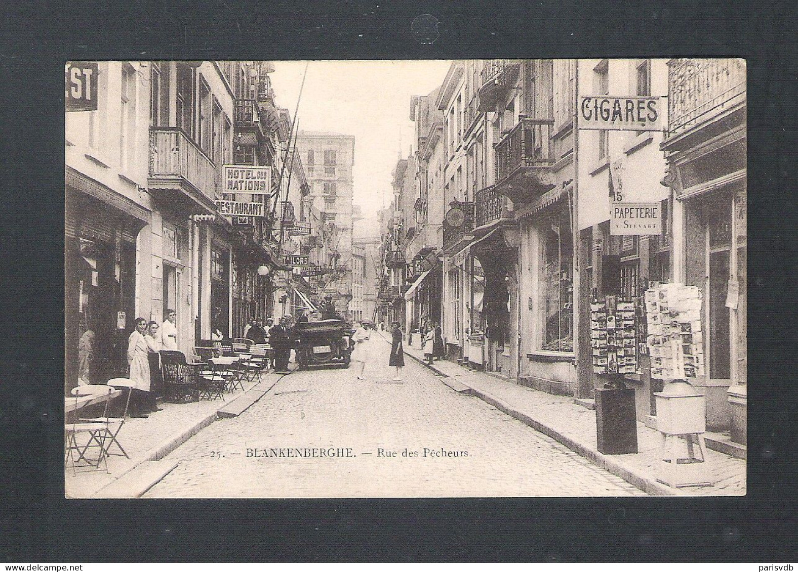 BLANKENBERGHE - RUE DES PECHEURS    - AFGESTEMPELD 1920  (15.206) - Blankenberge