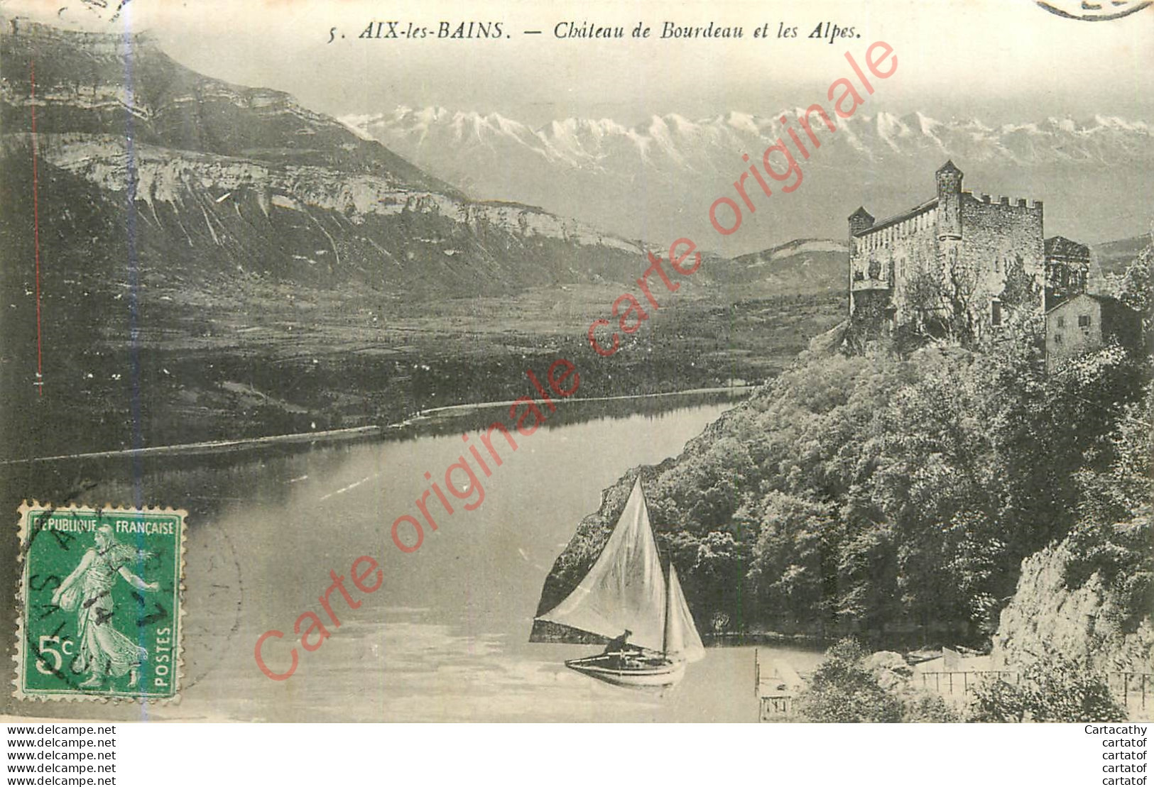 73.  AIX LES BAINS .  Château De Bourdeau Et Les Alpes . - Aix Les Bains