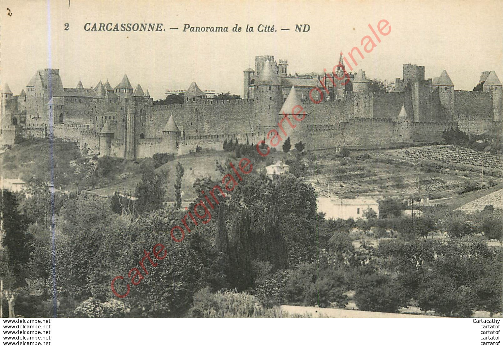 11.  CARCASSONNE .  Panorama De La Cité - Carcassonne