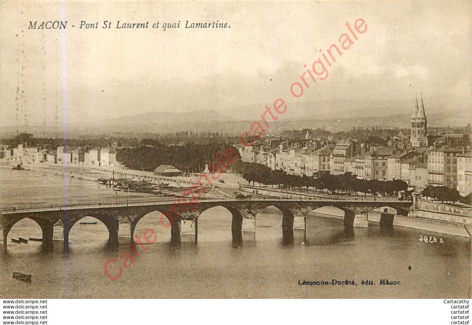 71.  MACON .  Pont St-Laurent Et Quai Lamartine . - Macon