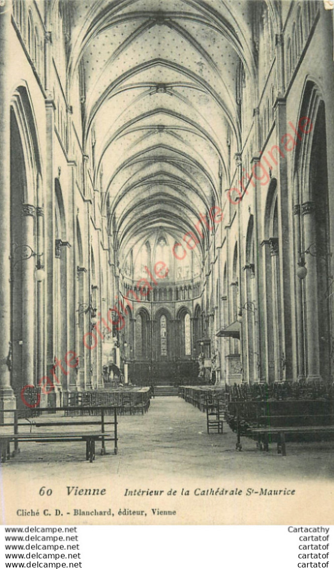 38.  VIENNE . Intérieur De La Cathédrale St-Maurice . - Vienne