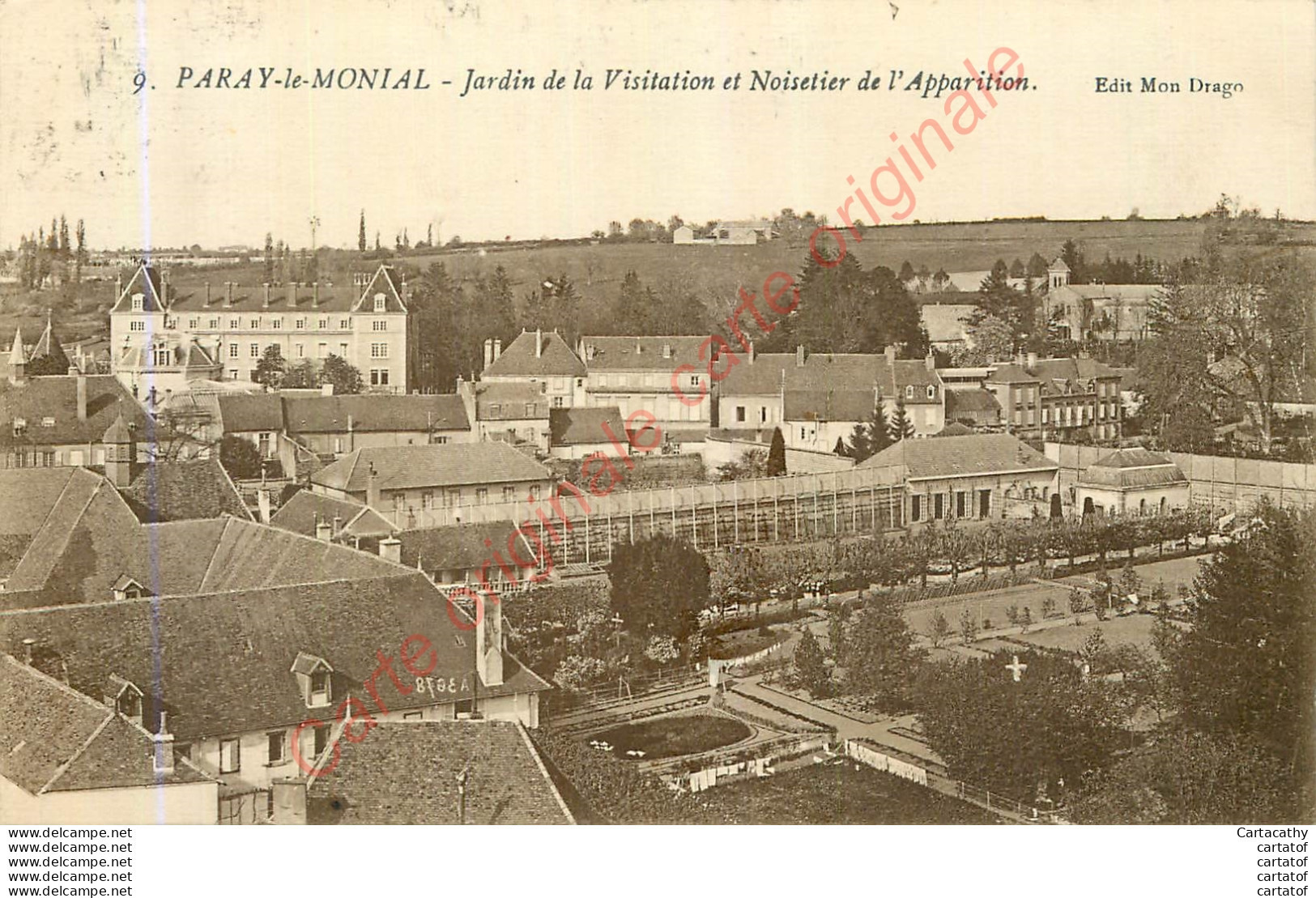 71.  PARAY Le MONIAL .  Jardin De La Visitation Et Noisetier De L'Apparition . - Paray Le Monial