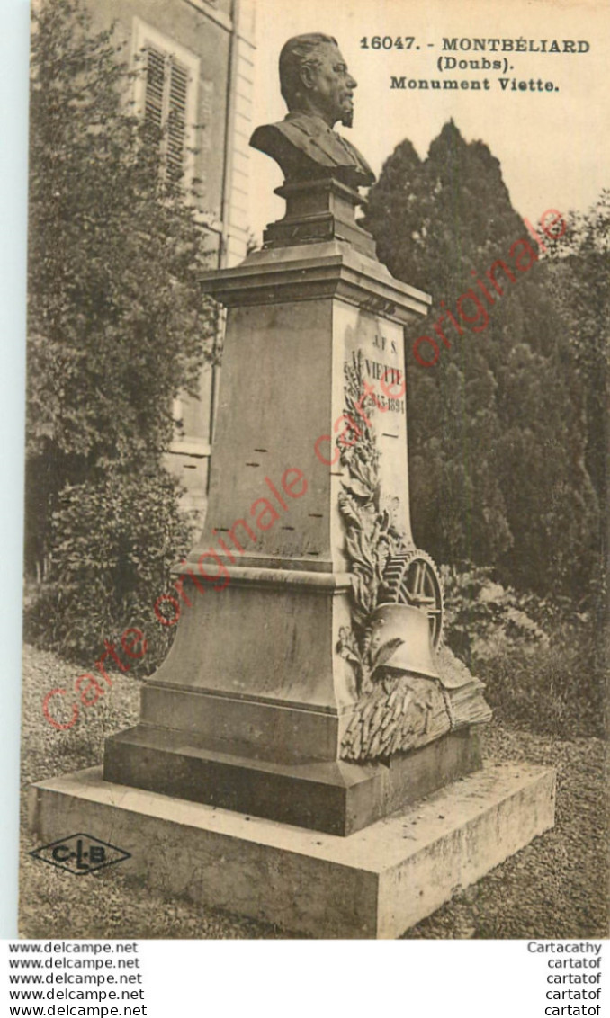 25.  MONTBELIARD .  Monument Viette . - Montbéliard