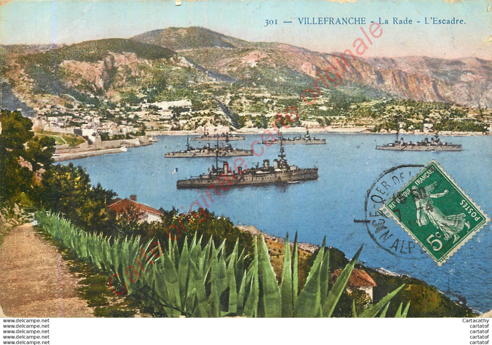 06.  VILLEFRANCHE .  La Rade . L'Escadre . - Villefranche-sur-Mer