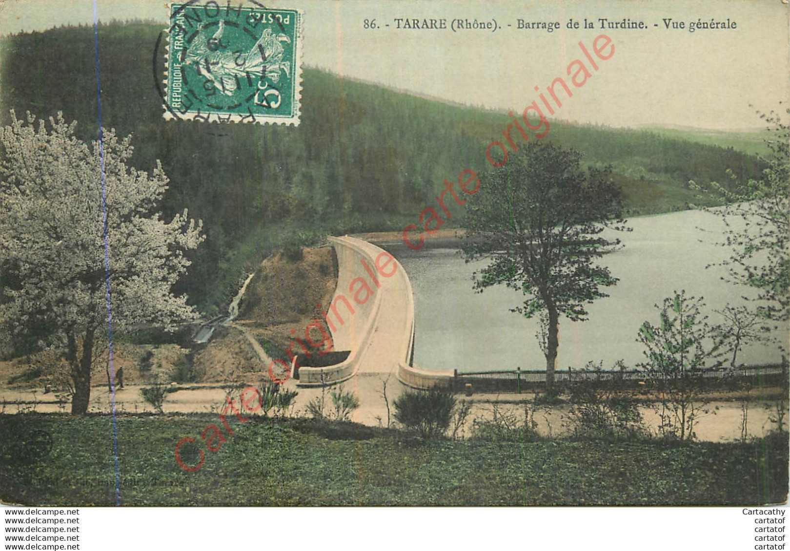 69.  TARARE .  Barrage De La Turdine . Vue Générale . - Tarare