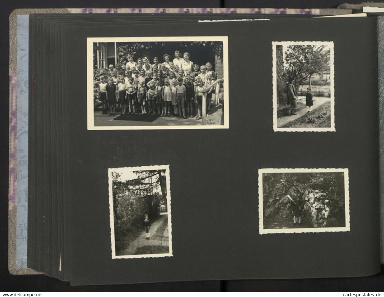 Fotoalbum mit 200 Fotografien, Mutterglück, Familie Bosse (1942-1958), Kinderfotos, Kinderwagen, Soldat in Uniform 