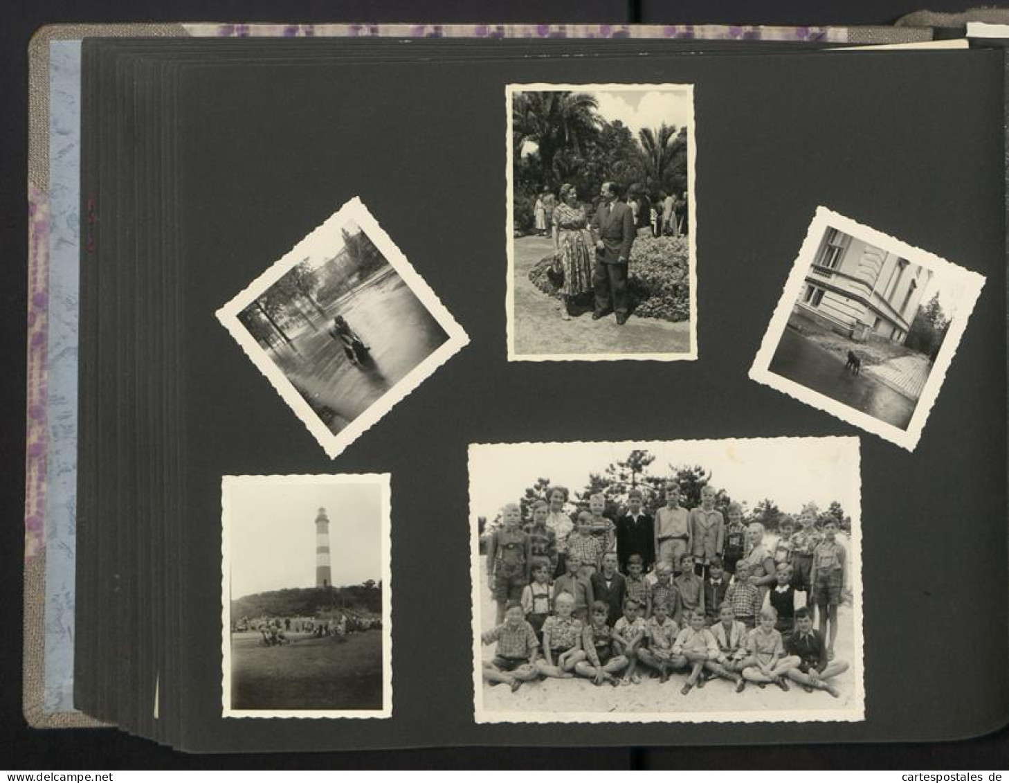 Fotoalbum mit 200 Fotografien, Mutterglück, Familie Bosse (1942-1958), Kinderfotos, Kinderwagen, Soldat in Uniform 