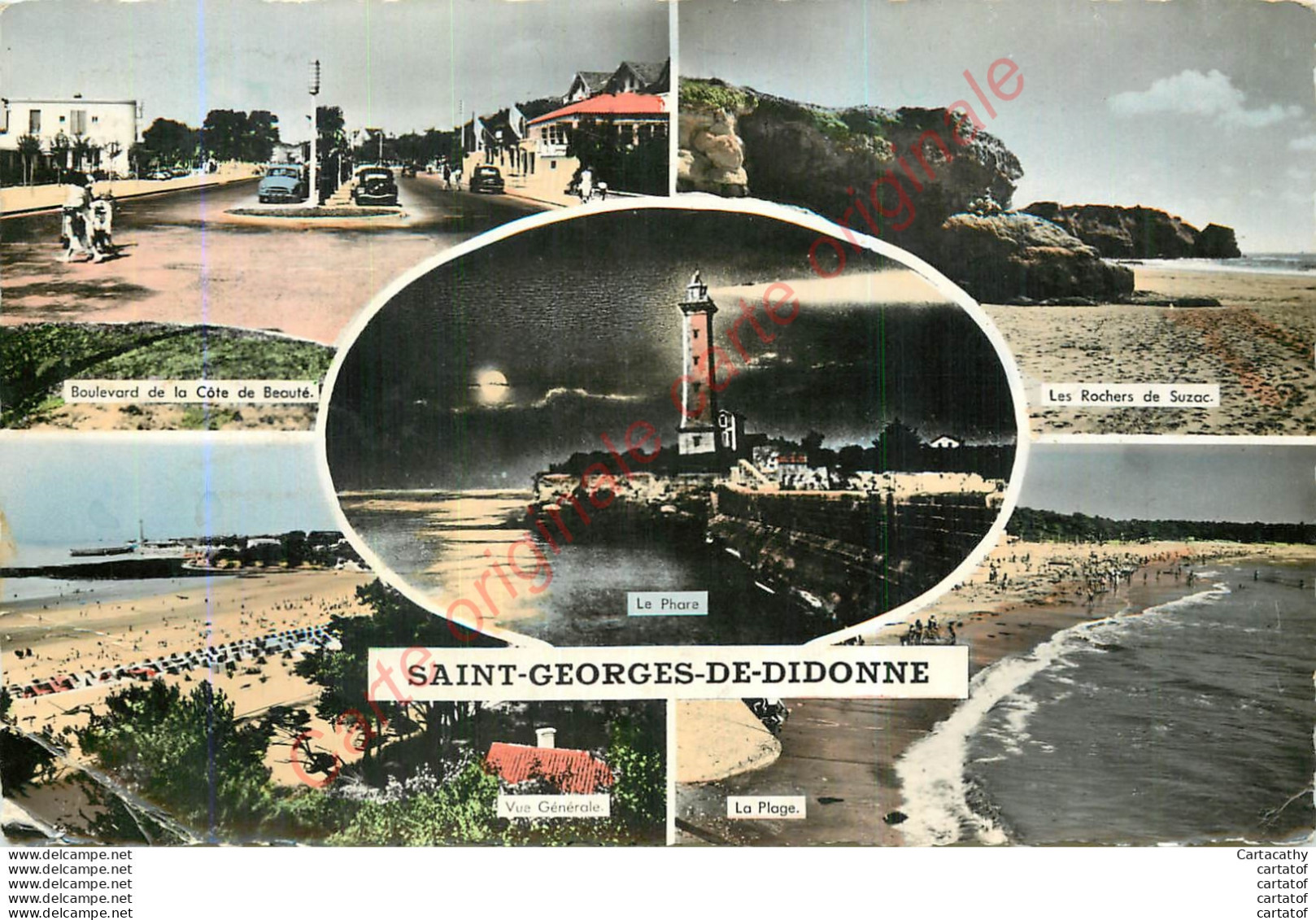 17.  SAINT GEORGES DE DIDONNE .  CP Multivues .  - Saint-Georges-de-Didonne